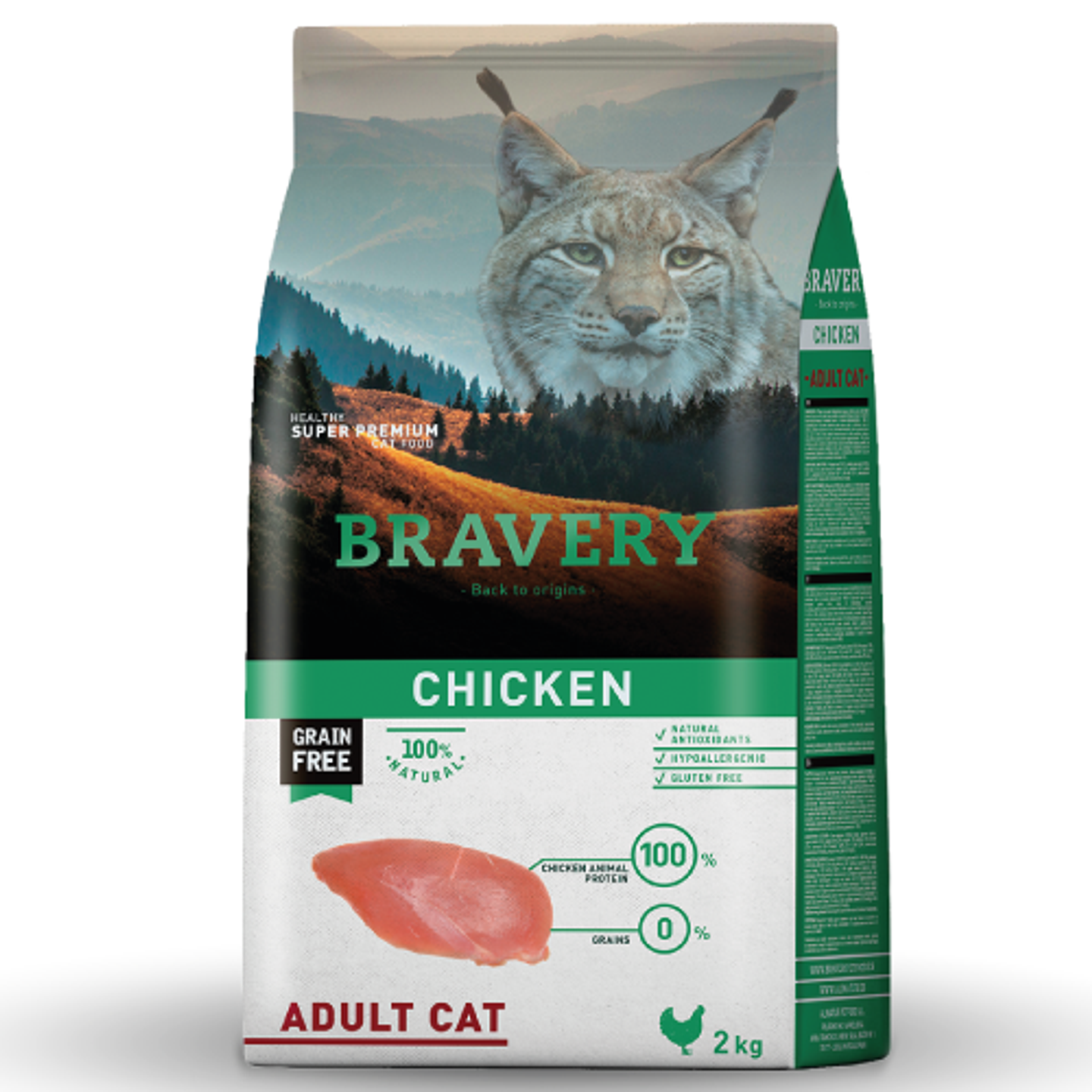 BRAVERY CHICKEN ADULT CAT 2 K. 1