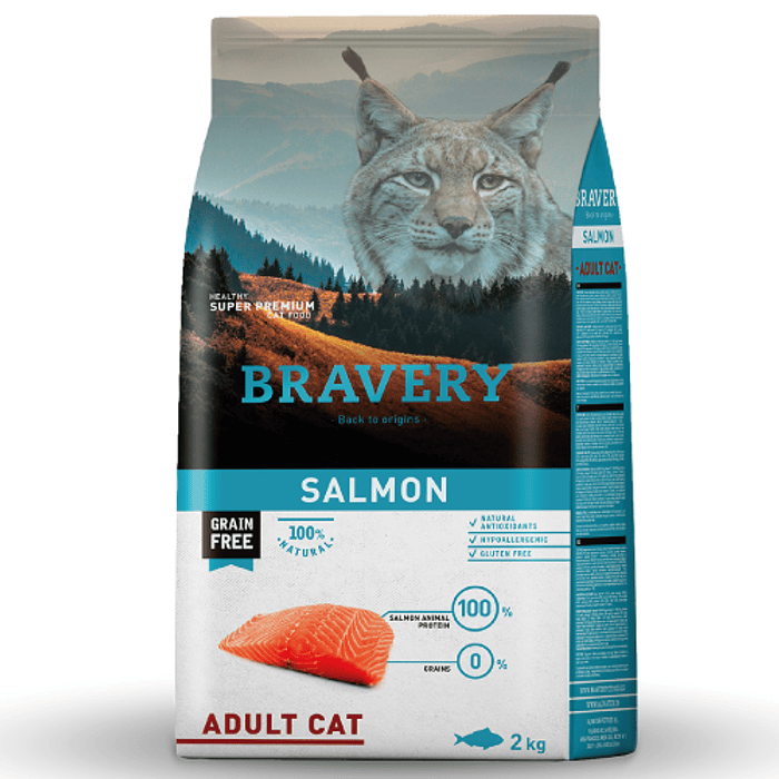 BRAVERY SALMON ADULT CAT 2 K.