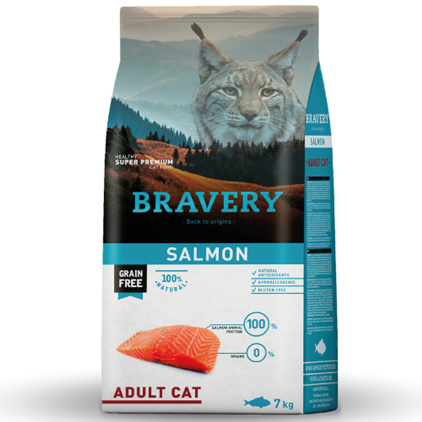 BRAVERY SALMON ADULT CAT 7 K. 1