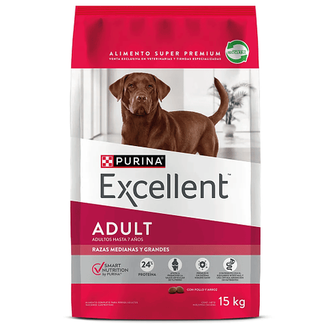 EXCELLENT ADULT RAZAS MEDIANAS Y GRANDES 12 K.