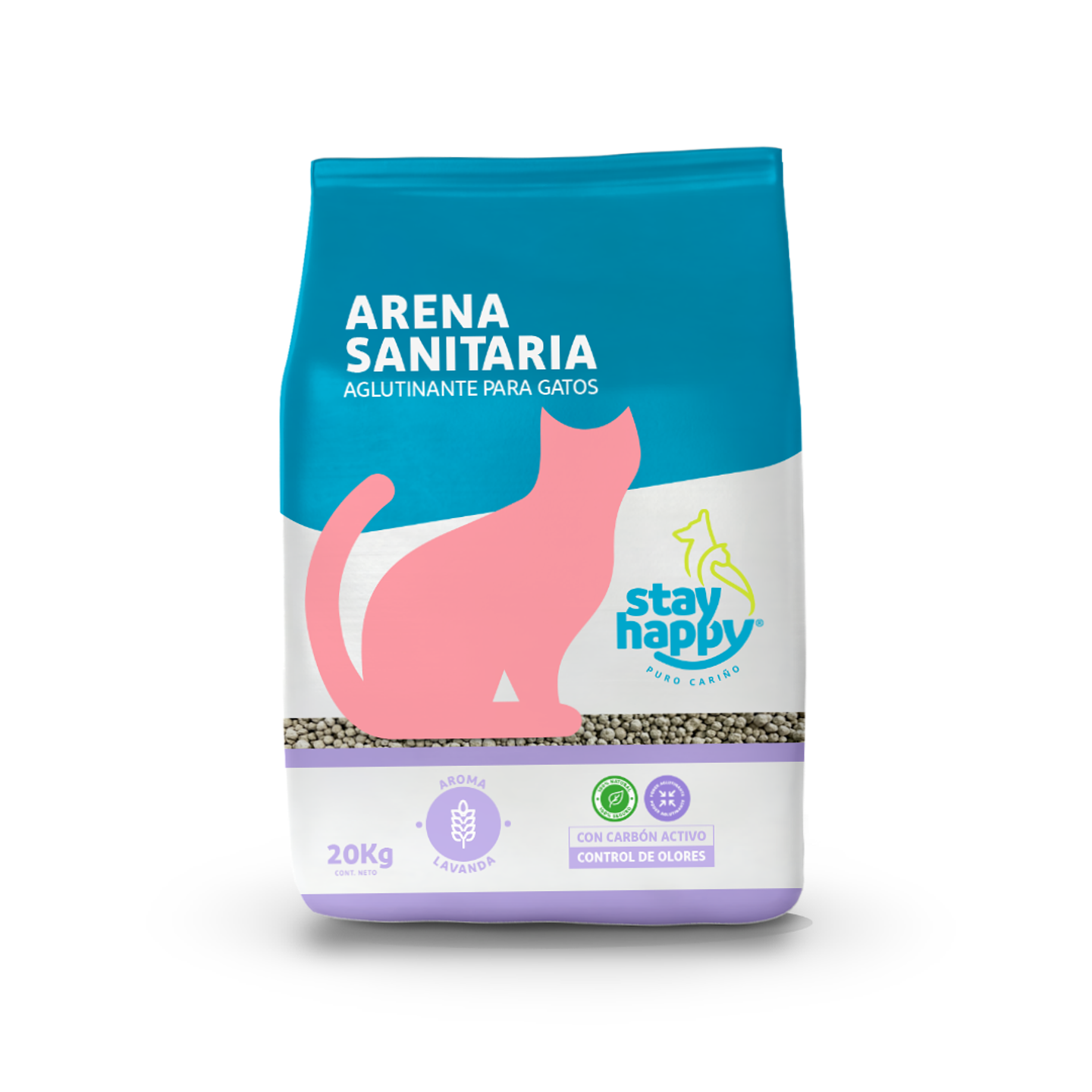 STAY HAPPY ARENA SANITARIA 20 K.  2