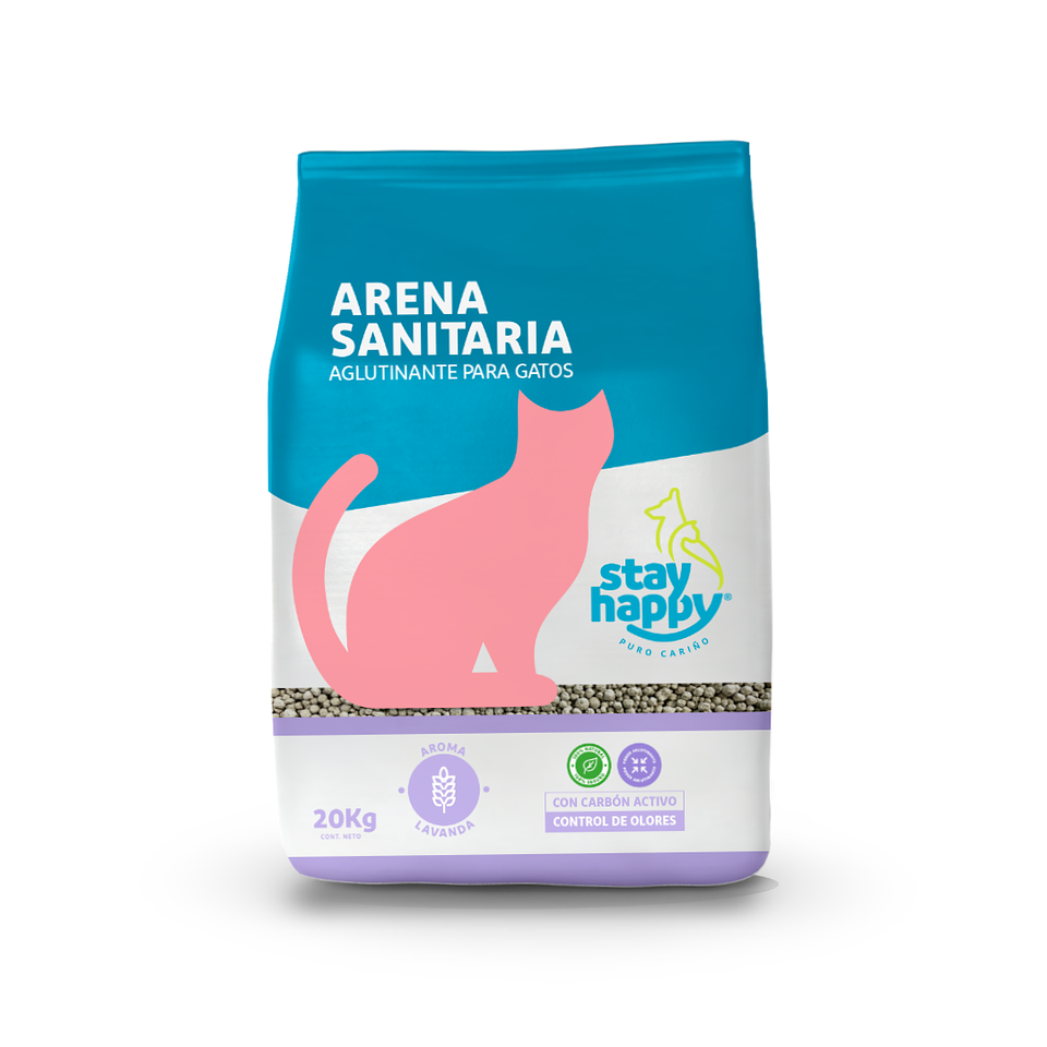 STAY HAPPY ARENA SANITARIA 20 K.  2