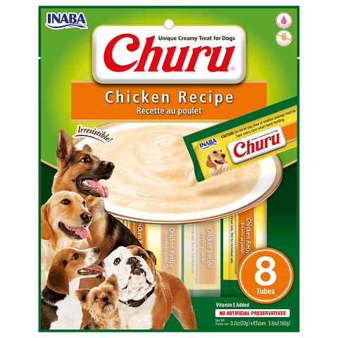 CHURU PERRO SABOR POLLO 160 GRS.