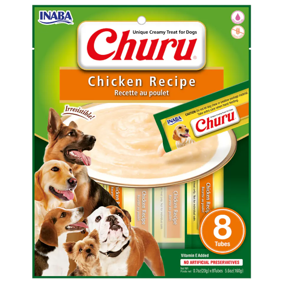 CHURU PERRO SABOR POLLO 160 GRS. 1