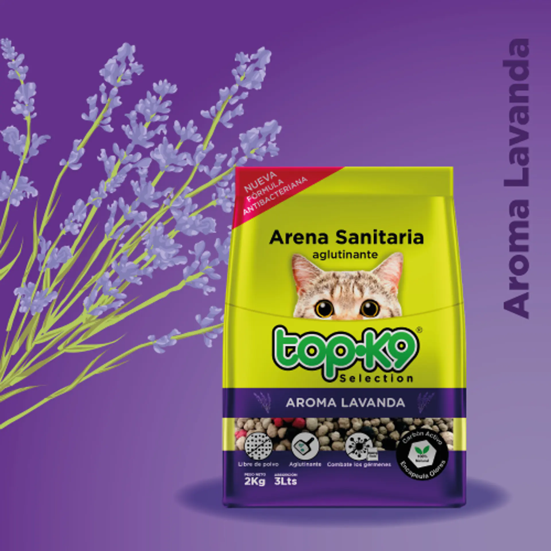 TOP-K9 ARENA SANITARIA AGLUTINANTE 25 K. 3