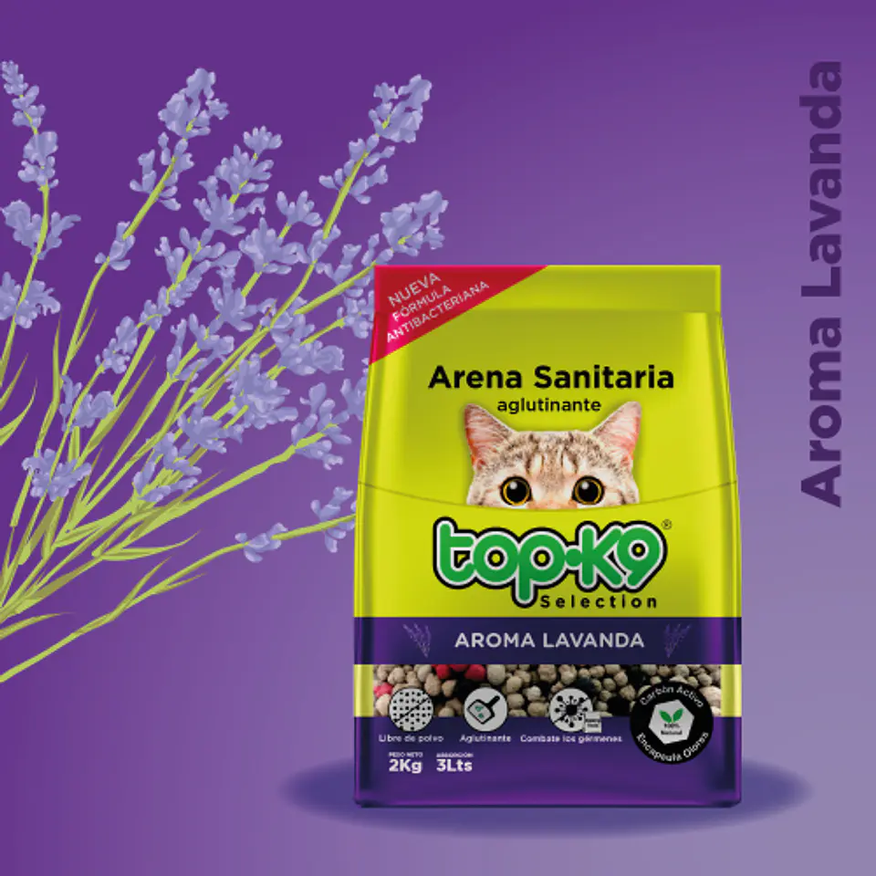 TOP-K9 ARENA SANITARIA AGLUTINANTE 25 K. 3