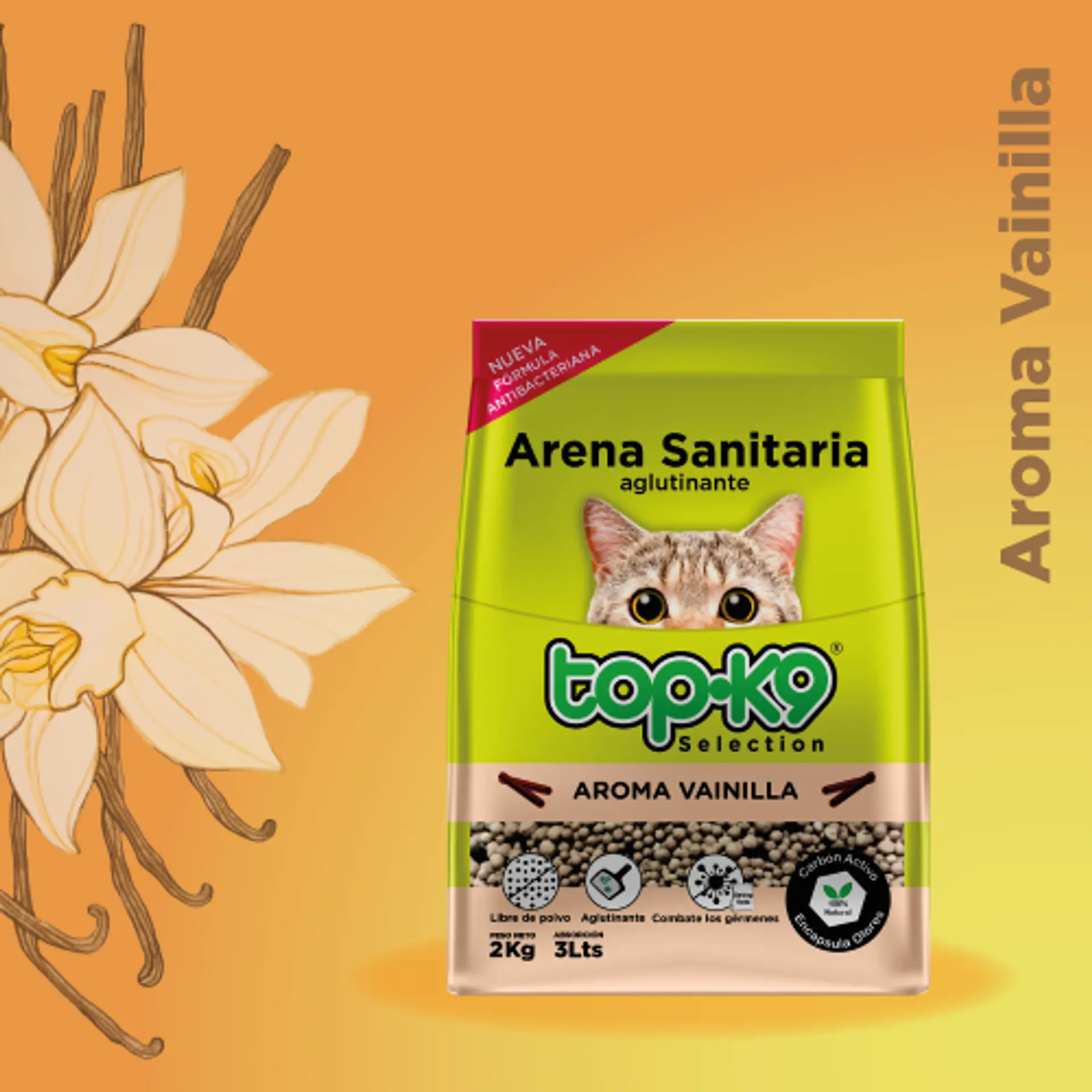 TOP-K9 ARENA SANITARIA AGLUTINANTE 25 K. 9