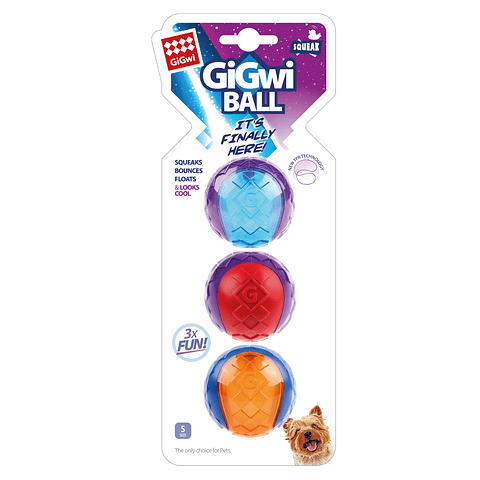 GIGWI ORIGINAL BALL S PACK