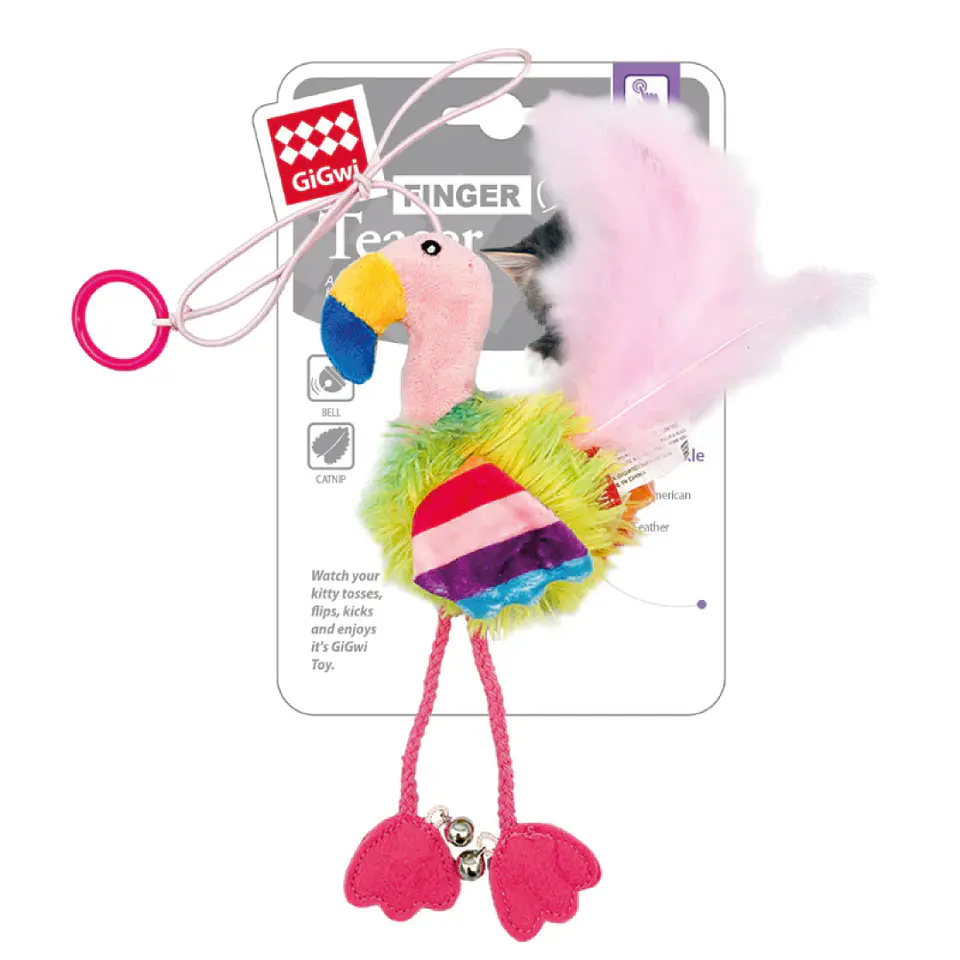 GIGWI FINGER TEASER FLAMENGO 1