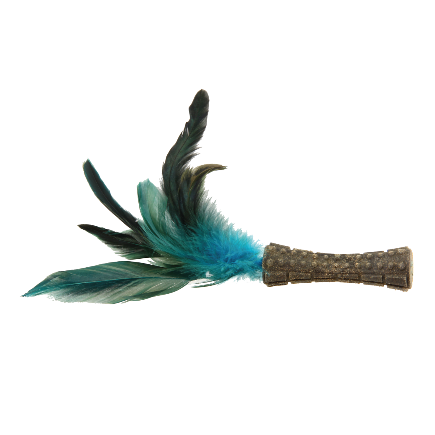 GIGWI JOHNNY STICK CON PLUMA NATURAL 3