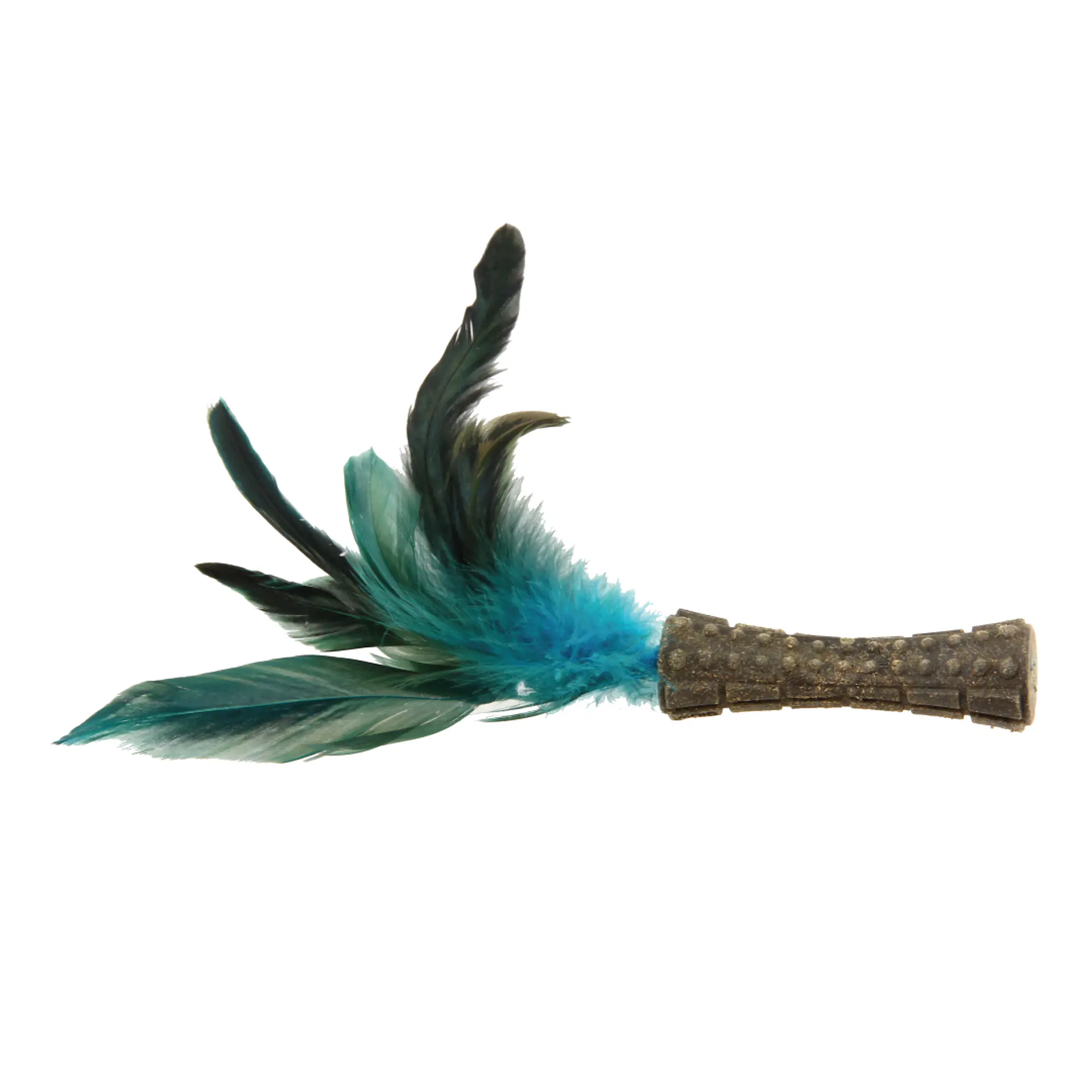 GIGWI JOHNNY STICK CON PLUMA NATURAL 3