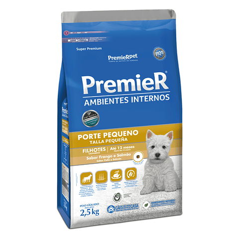 PREMIER AMBIENTES INTERNOS CACHORROS RAZA PEQUEÑA 2.5 K.