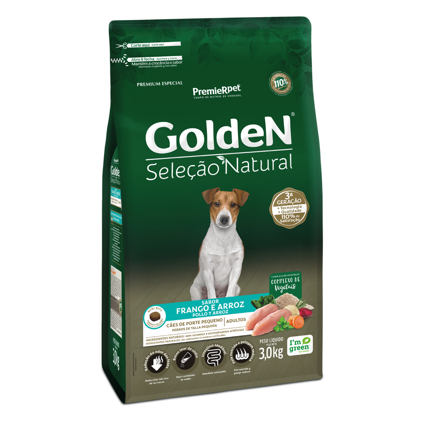 GOLDEN SELECCIÓN NATURAL ADULTO TALLA PEQUEÑA 3 K. 1