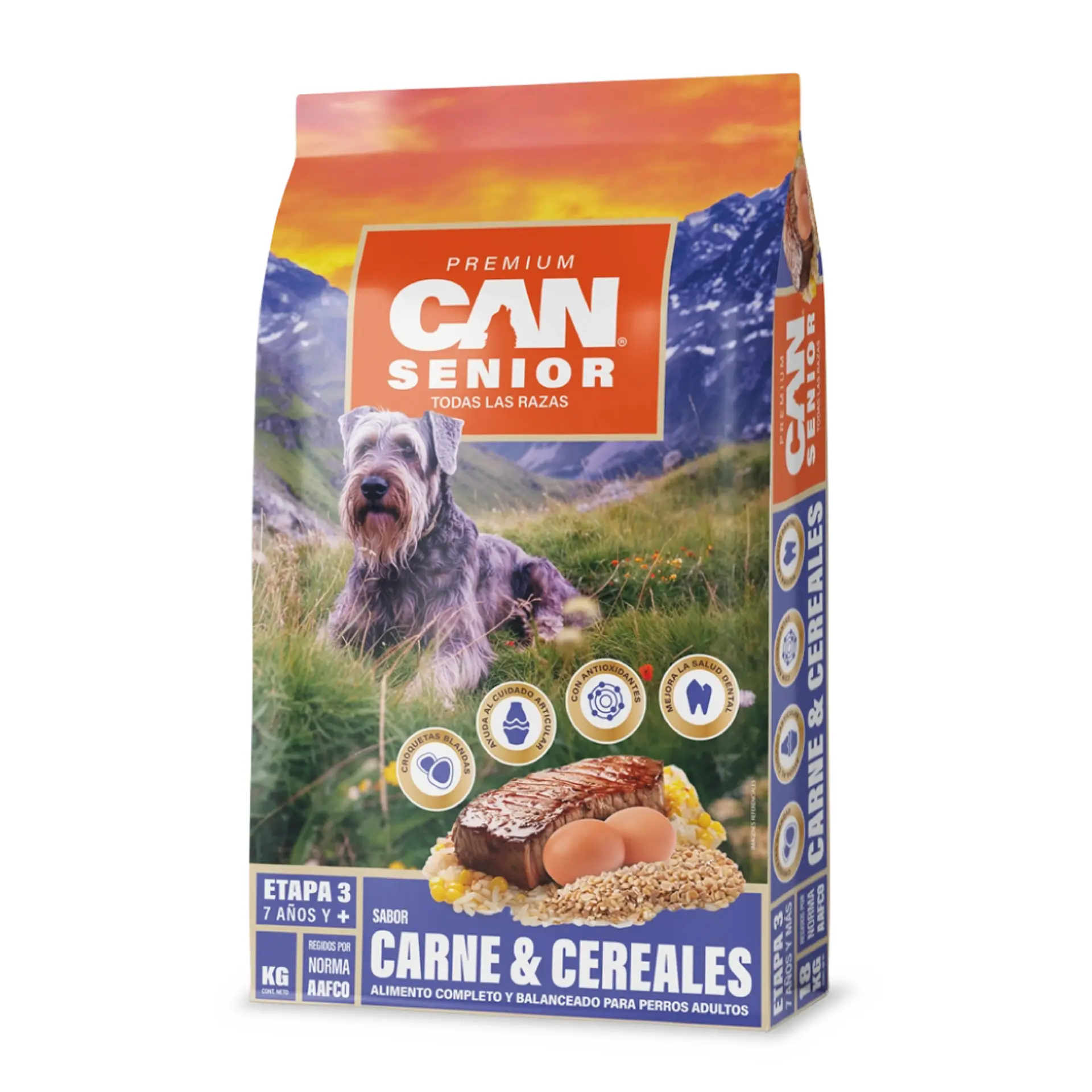 CAN SENIOR CARNE & CEREALES 18 K. 1