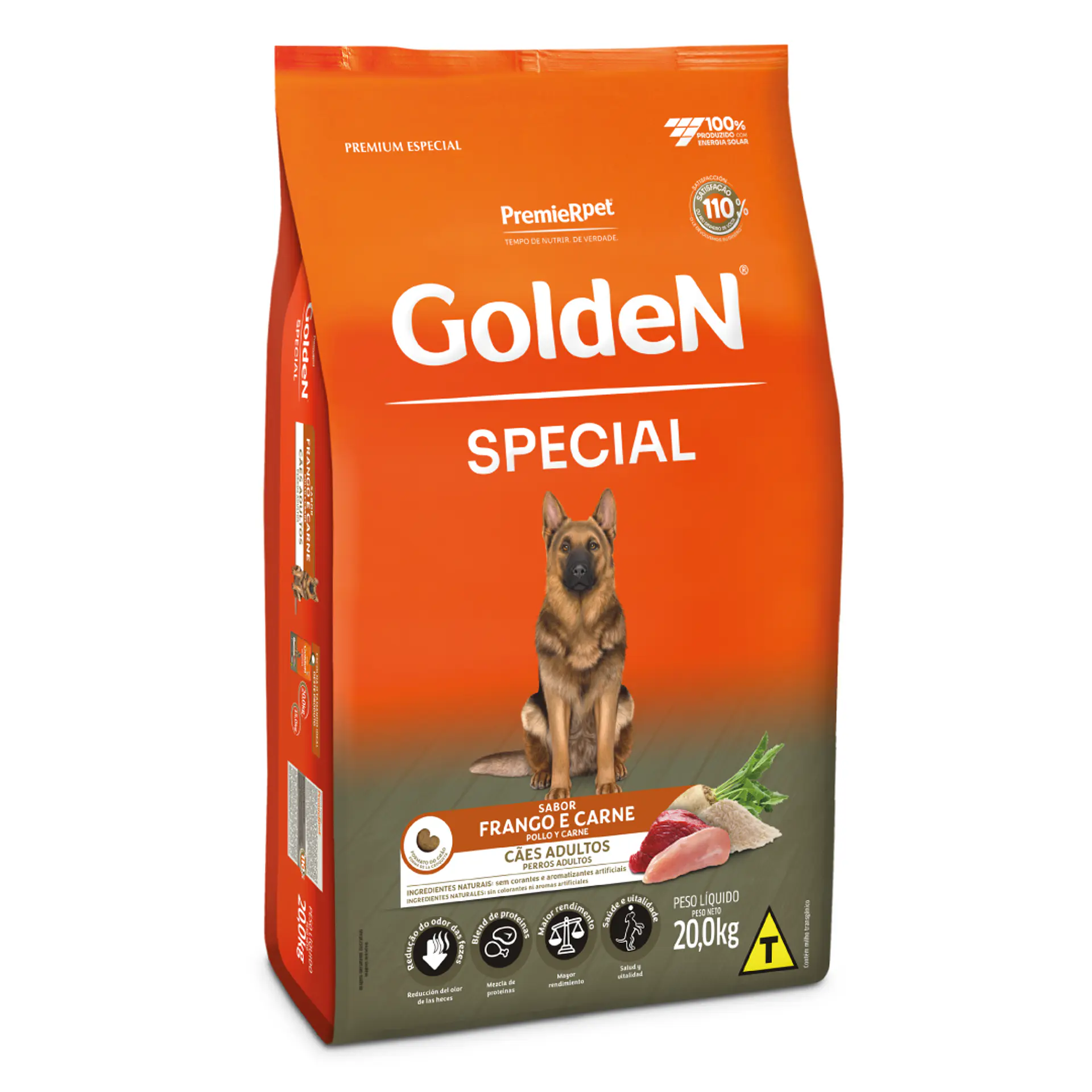 GOLDEN SPECIAL ADULTOS POLLO Y CARNE 20 K. 1