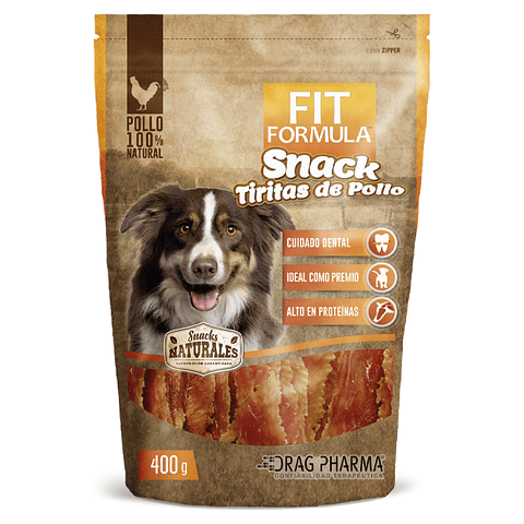 FIT FORMULA SNACK TIRITAS DE POLLO 400 GRS.