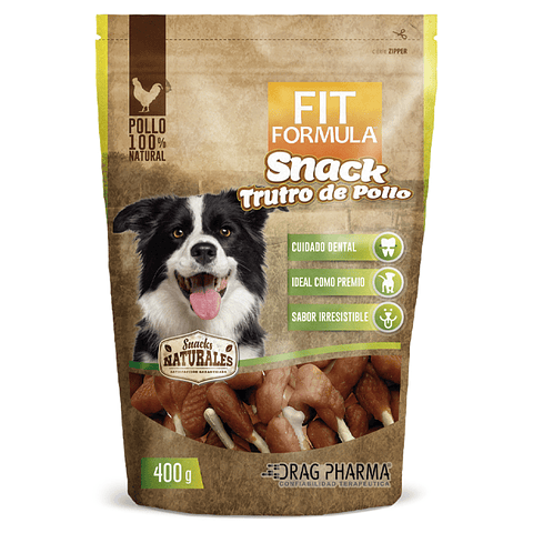 FIT FORMULA SNACK TRUTRO DE POLLO 400 GRS.