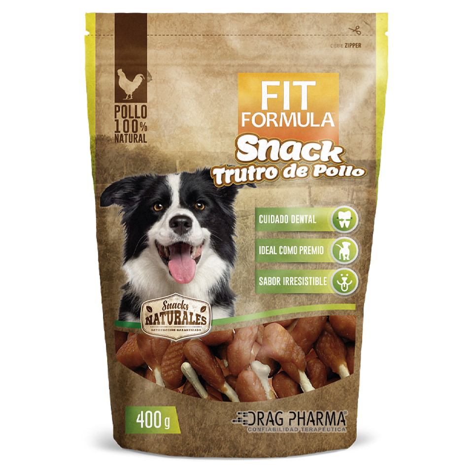 FIT FORMULA SNACK TRUTRO DE POLLO 400 GRS. 1