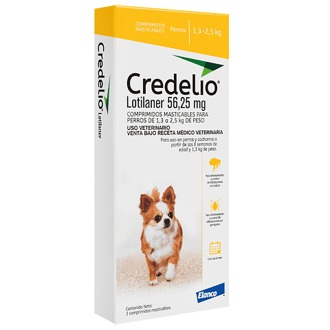 CREDELIO 1 COMPRIMIDO 1.3 - 2.5 K.