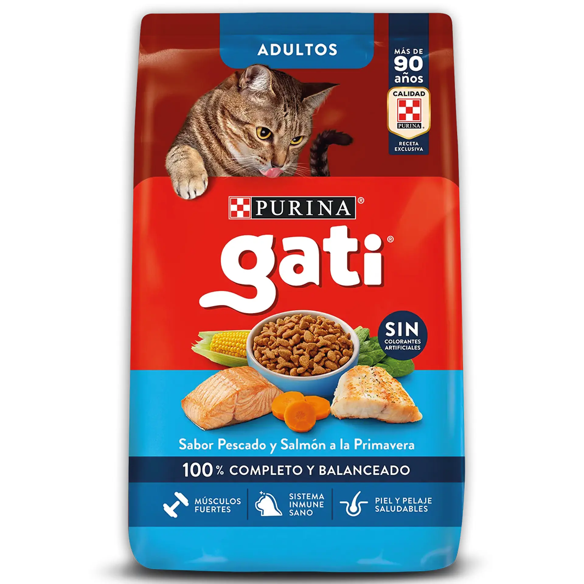 GATI ADULTOS PESCADO Y SALMÓN A LA PRIMAVERA 15 K. 1