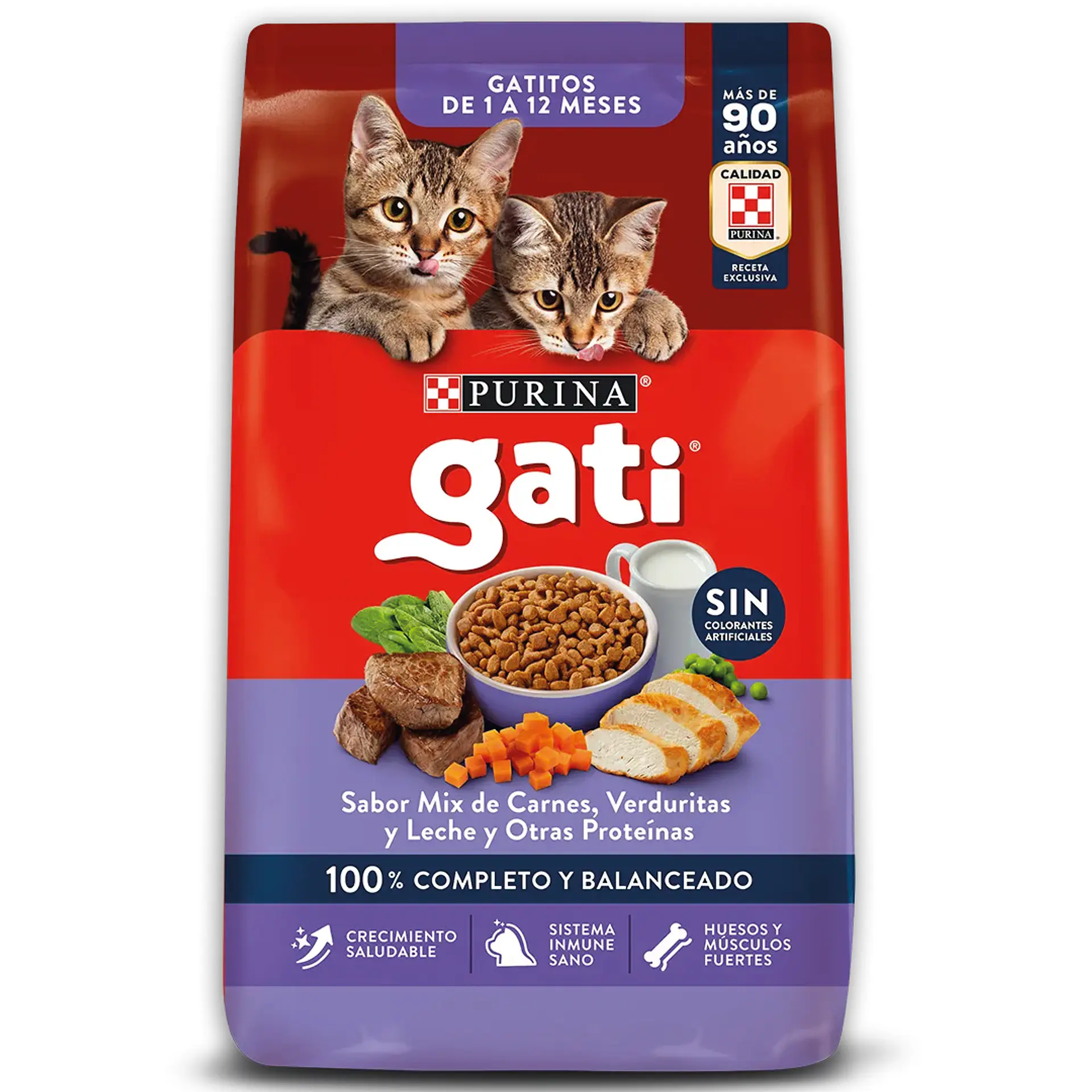 GATI GATITOS MIX DE CARNES 15 K. 1