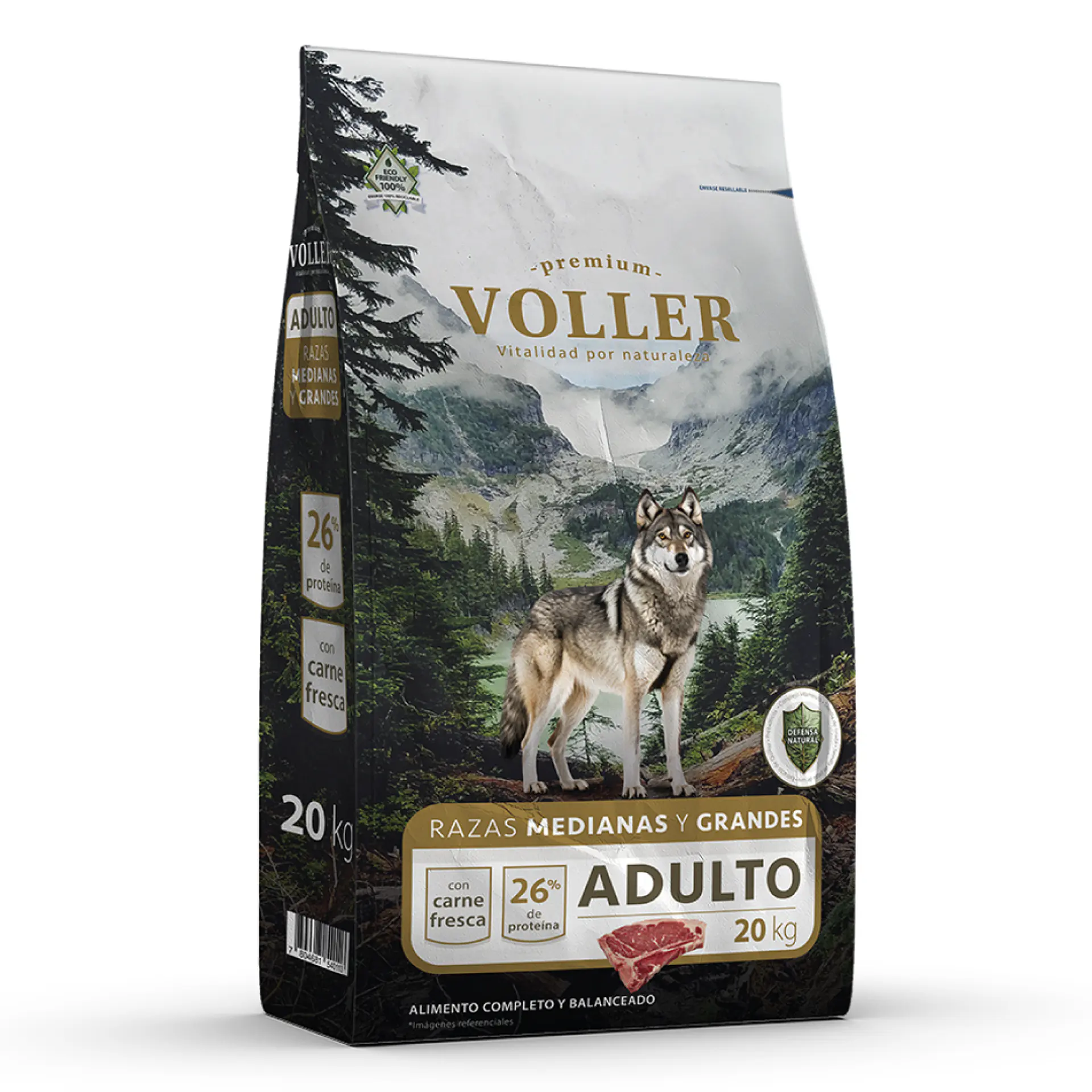 VOLLER ADULTO RAZAS MEDIANAS Y GRANDES 20 K. 1