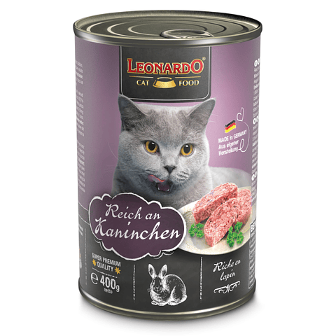LEONARDO LATA CONEJO 400 GRS.