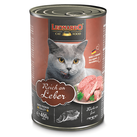 LEONARDO LATA HIGADO 400 GRS.