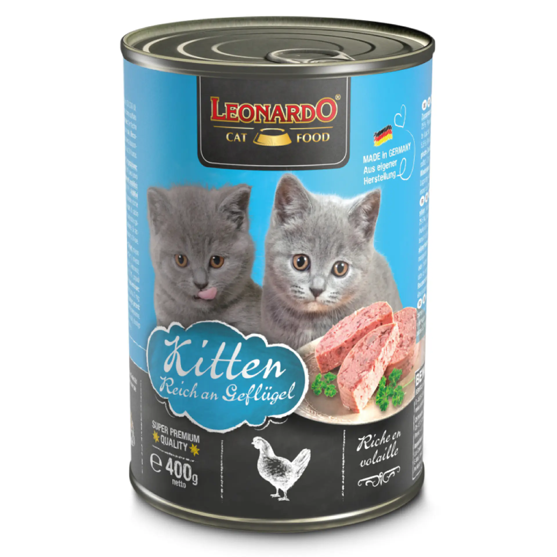 LEONARDO LATA KITTEN 400 GRS. 1