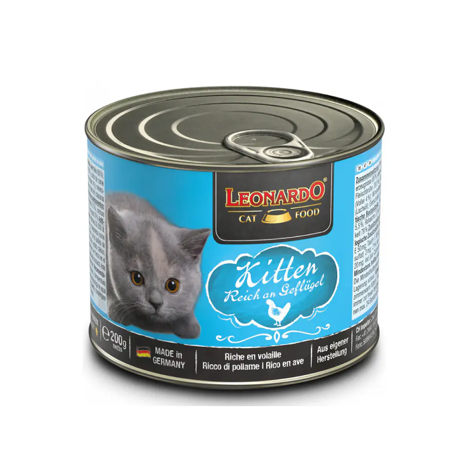 LEONARDO LATA KITTEN 200 G. 1