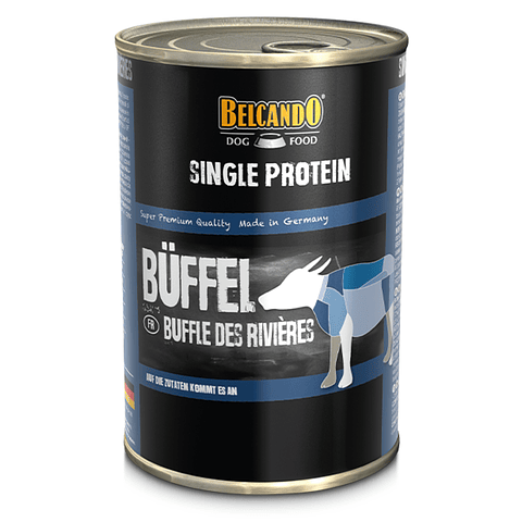 BELCANDO LATA SINGLE PROTEIN BUFALO 400 GRS.