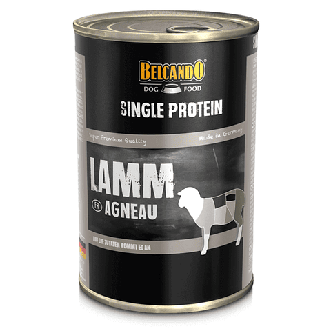BELCANDO LATA SINGLE PROTEIN CORDERO 400 GRS.
