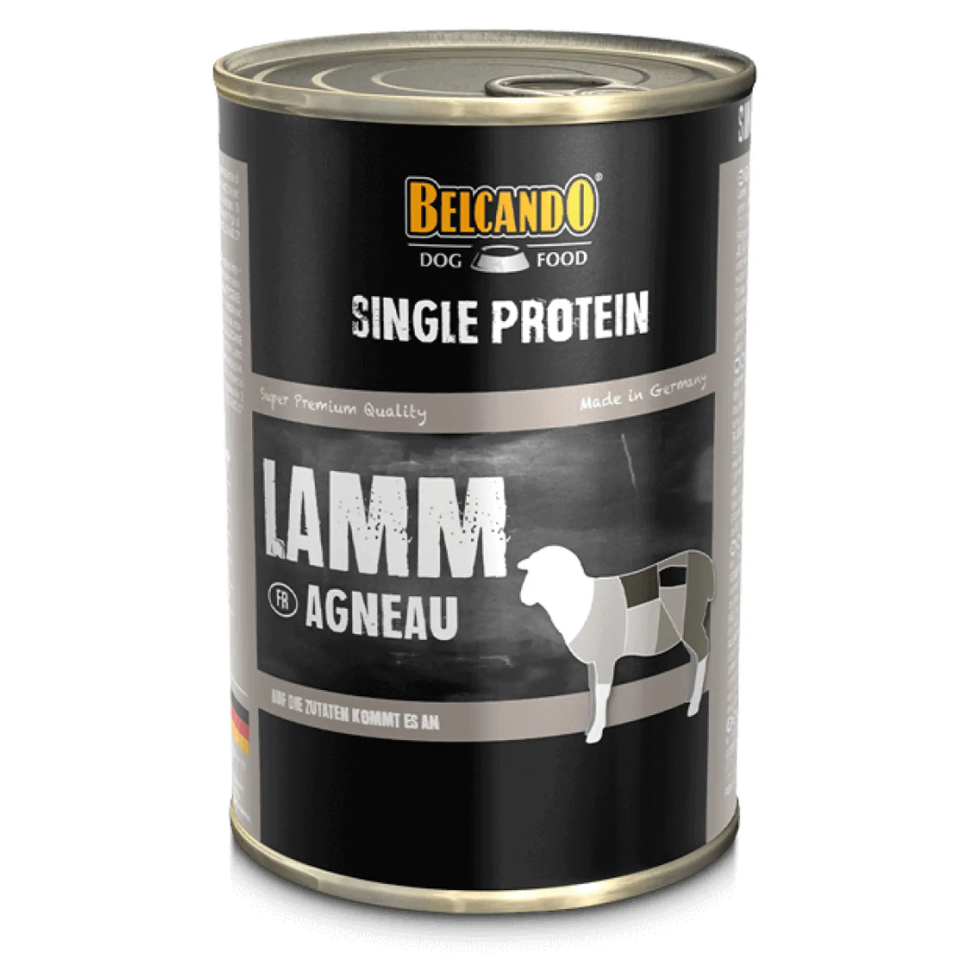 BELCANDO LATA SINGLE PROTEIN CORDERO 400 GRS. 1