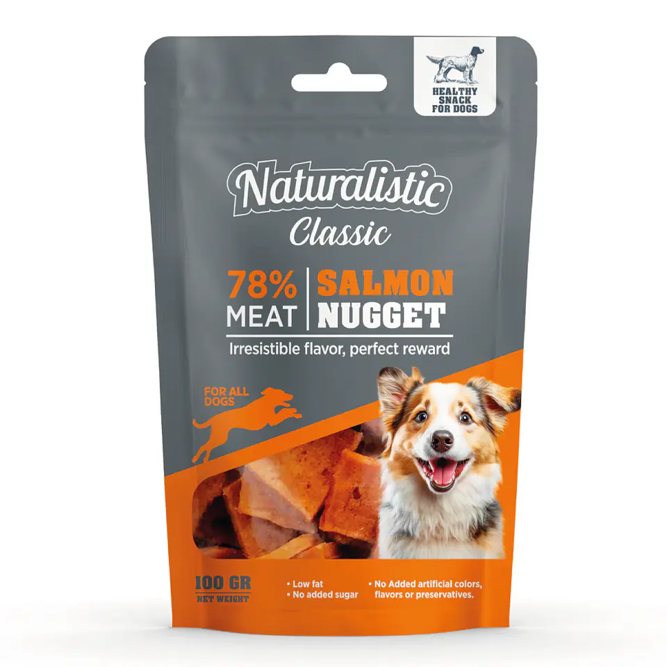 NATURALISTIC SALMON NUGGETS 100 GRS. 1