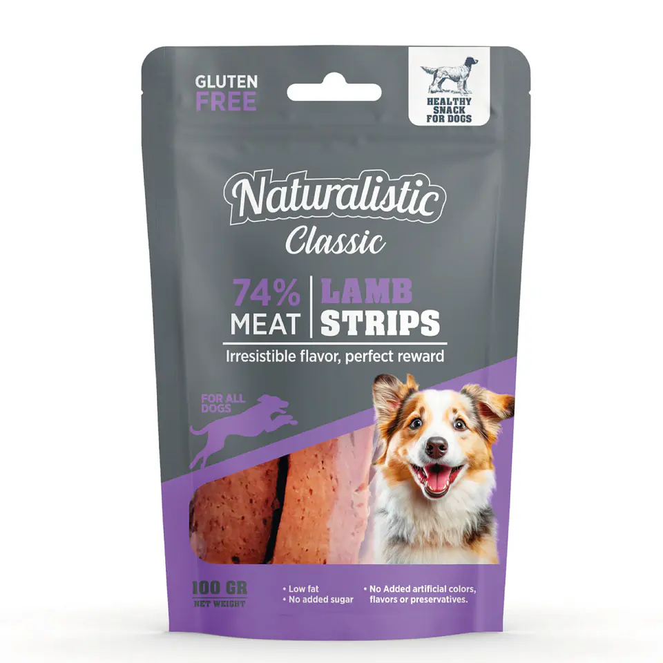NATURALISTIC LAMB STRIPS 100 GRS.  1