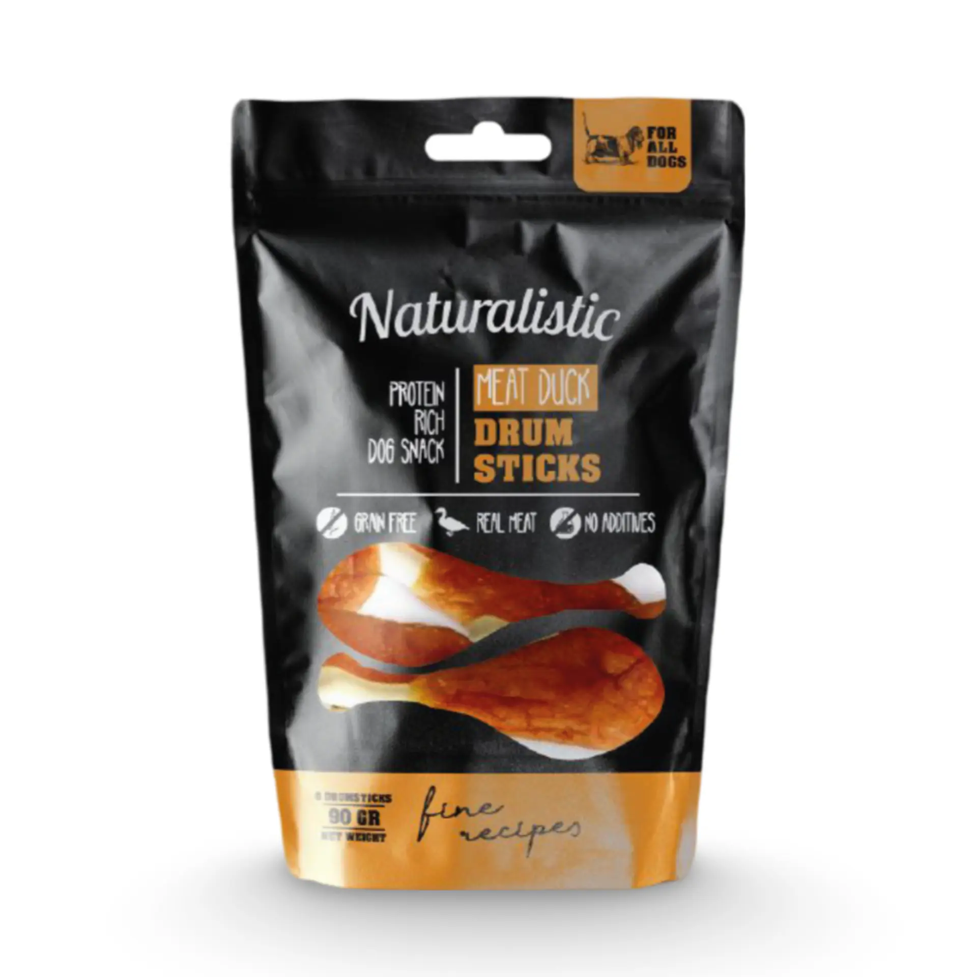 NATURALISTIC MEAT DUCK DRUMSTICK 90 GRS. 1