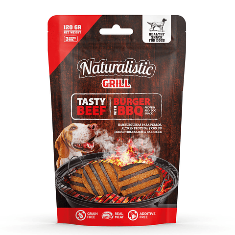 NATURALISTIC TASTY BEEF BURGER 120 GRS. 