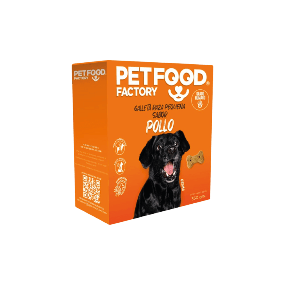 PETFOOD GALLETA RAZA PEQUEÑA POLLO 350 GRS.  1