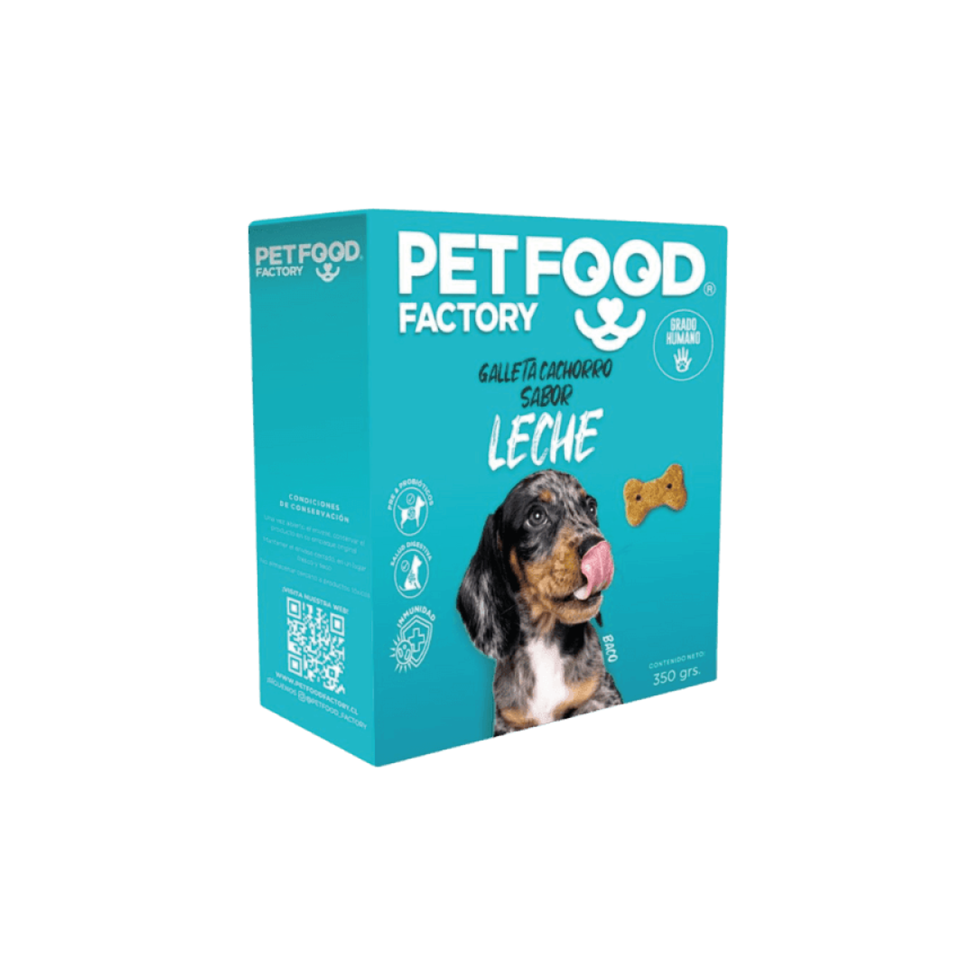 PETFOOD GALLETA CACHORRO LECHE 350 GRS.  1