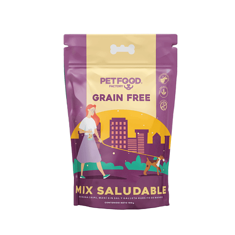 PETFOOD GRAIN FREE GALLETAS MIX SALUDABLE 180 GRS.