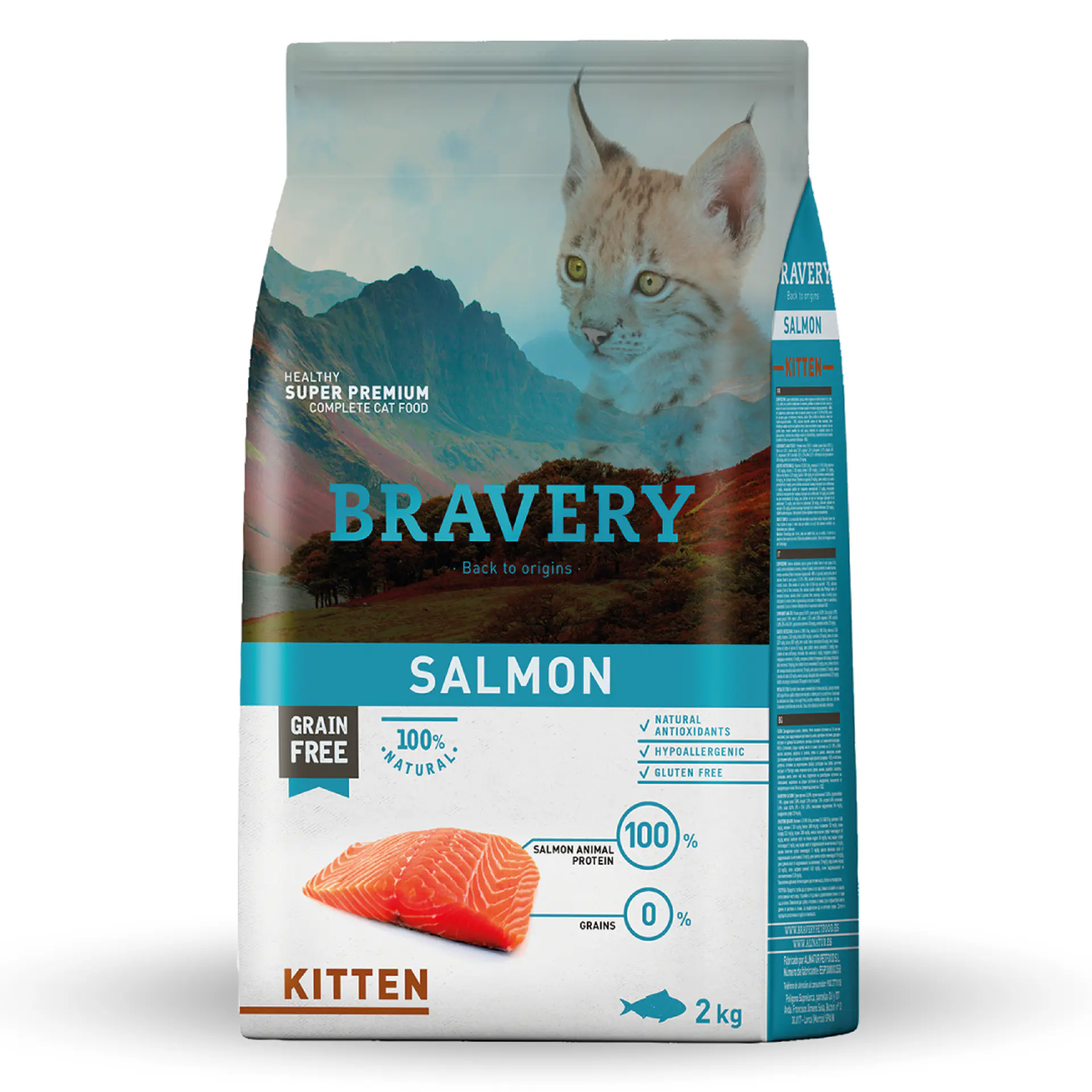 BRAVERY SALMON KITTEN 2 K.  1