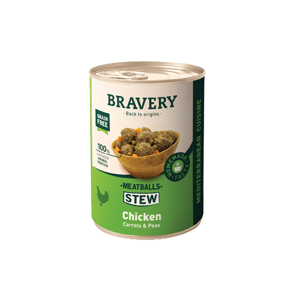 BRAVERY MEATBALLS CHICKEN 415 GRS.  1