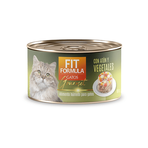 FIT FORMULA GOURMET ATUN Y VEGETALES 80 GRS.