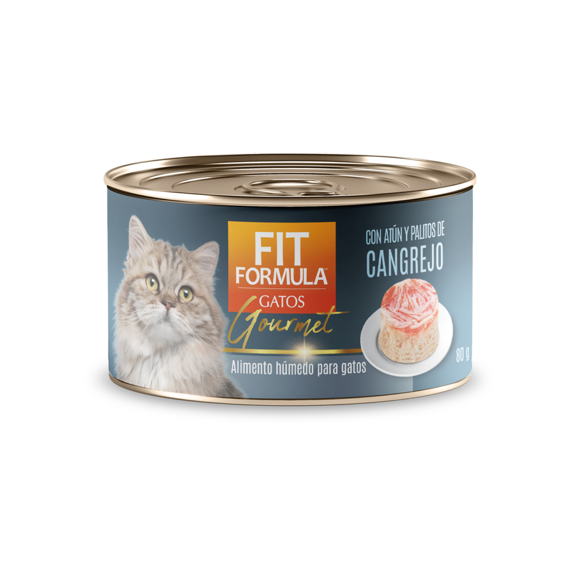 FIT FORMULA GOURMET ATUN Y PALITOS DE CANGREJO 80 GRS. 1