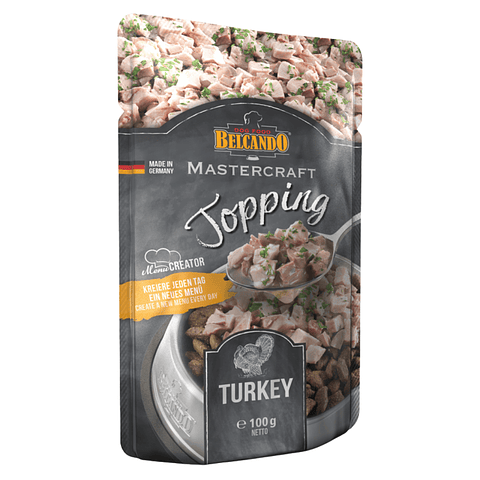 BELCANDO TOPPING PAVO 100 GRS. 