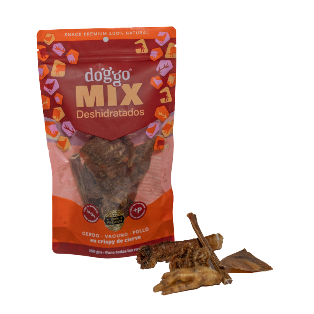 DOGGO SNACK MIX DESHIDRATADOS 100 GRS.