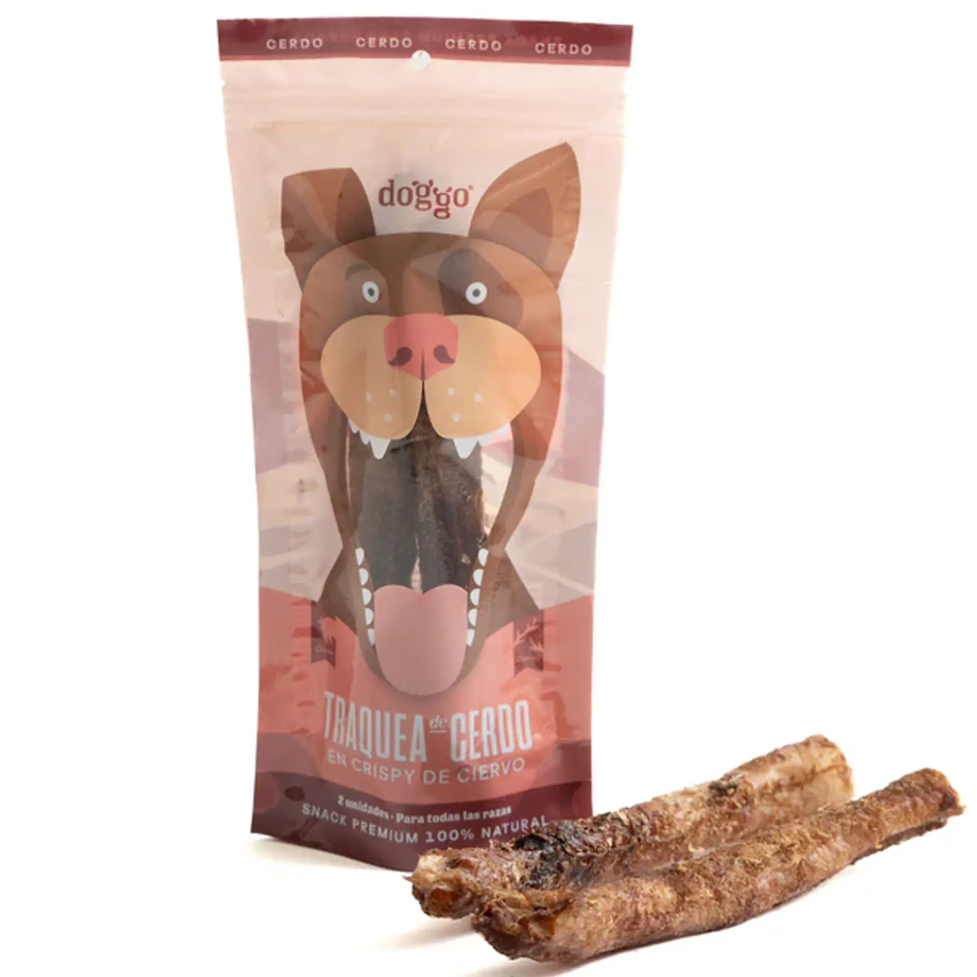 DOGGO TRAQUEA DE CERDO 2 UN. 1