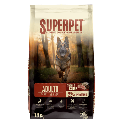 SUPER PET ADULTO 18 K.