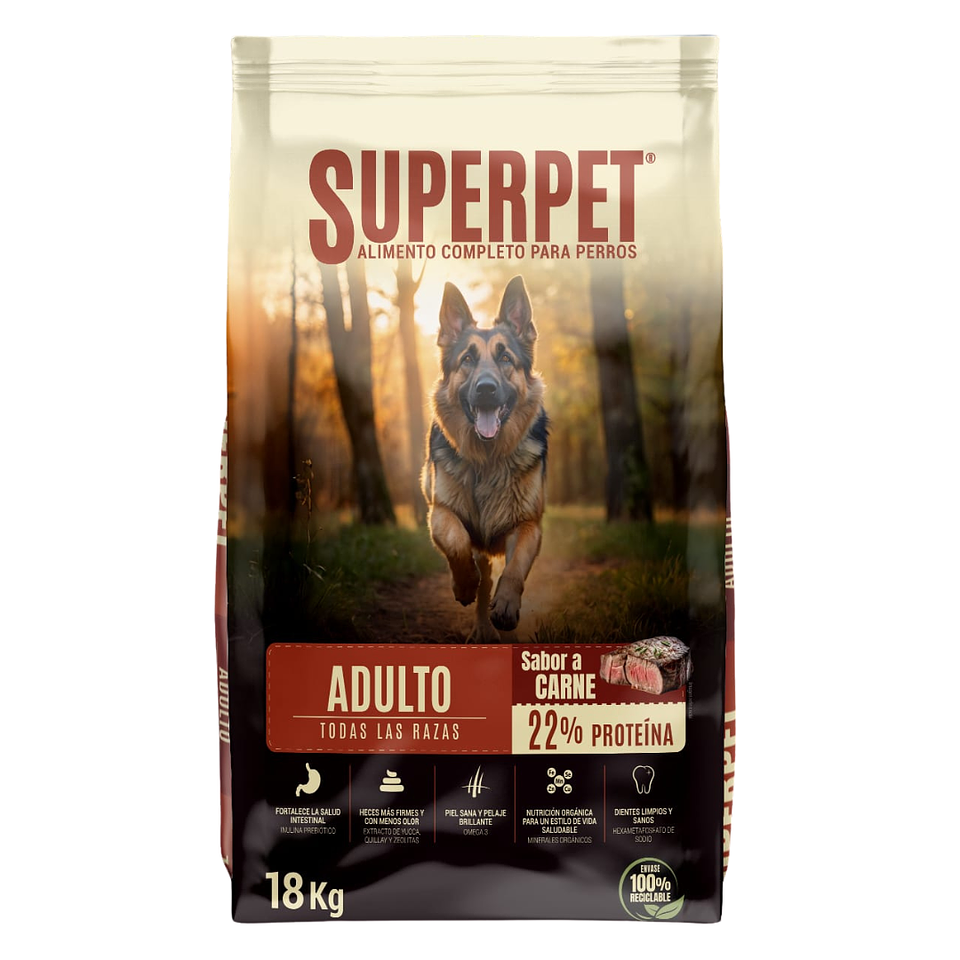SUPER PET ADULTO 18 K. 1