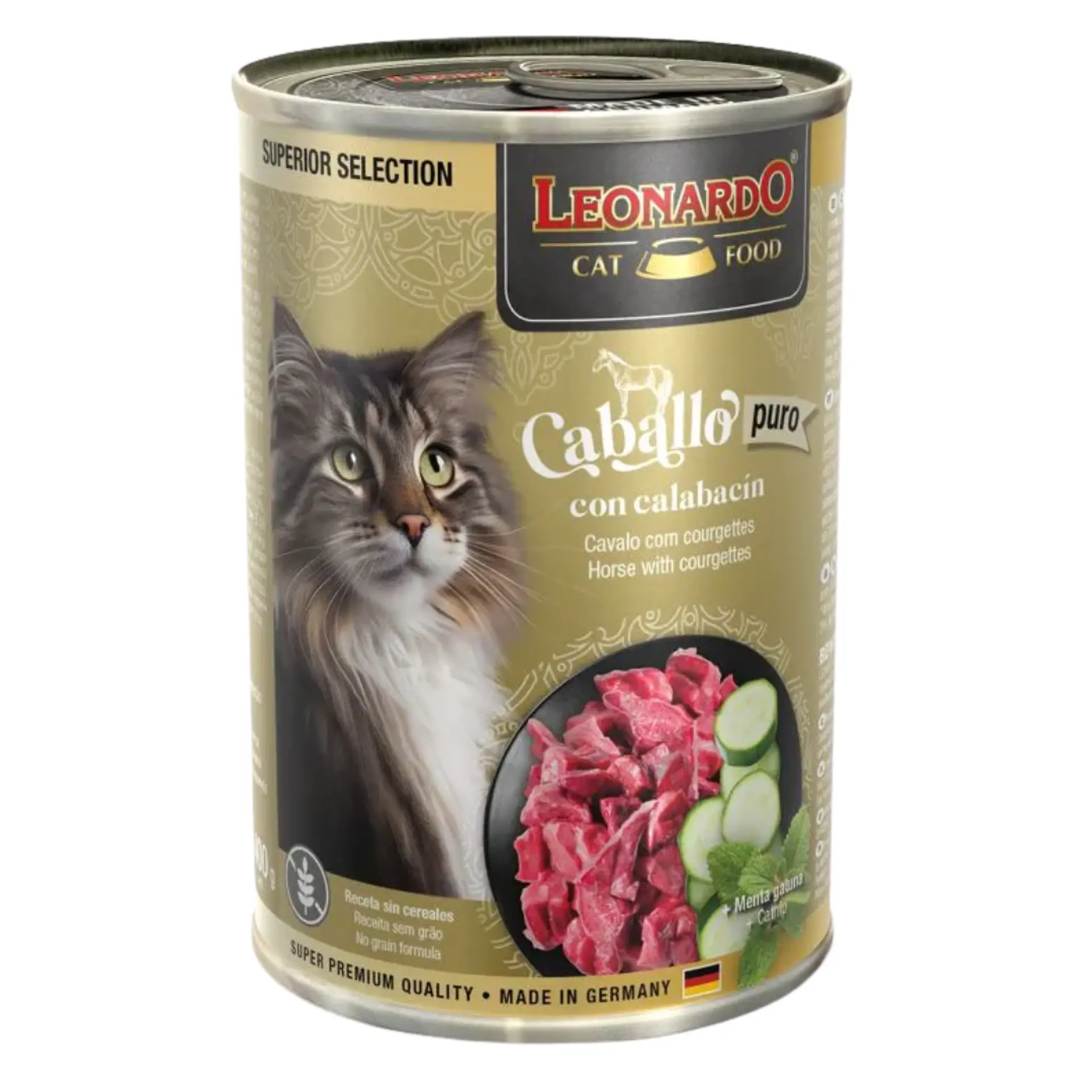 LEONARDO LATA CABALLO CON CALABACIN 400 G.  1